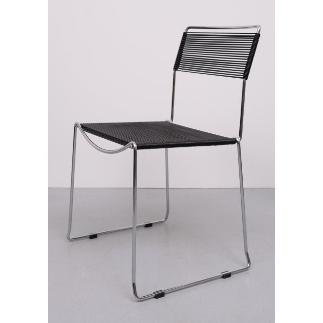 Vintage Italian Spaghetti Chairs by Giandomenico Belotti for Allias, 1980s, Set of 6 For Sale - Image 12 of 17