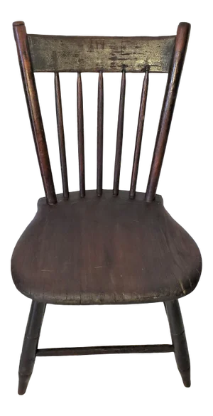 19th Century American Walnut Children's Chair