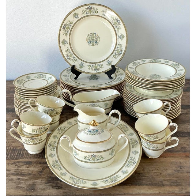 Vintage Regency Minton “Henley” China - Set of 63 For Sale - Image 10 of 10