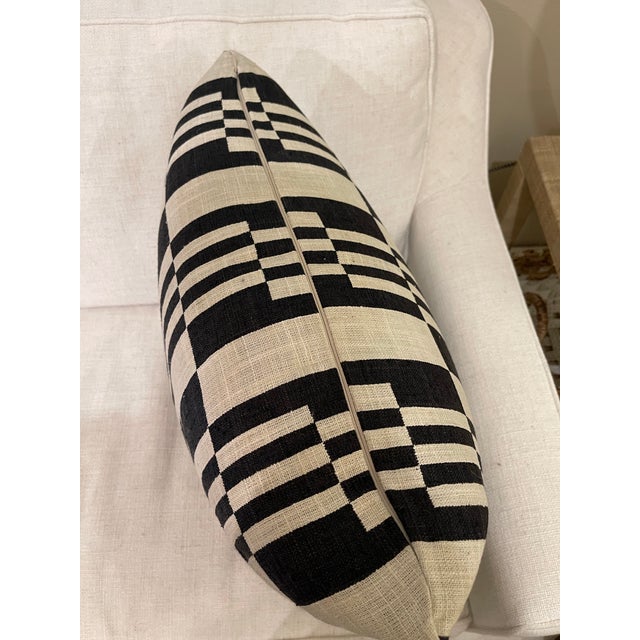 2020s Black & White Piano Pillow For Sale - Image 5 of 6