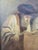 Brown Antique Antal Anton Peczely (b.1891-1963) Oil on Canvas Jewish Scholar Painting For Sale - Image 8 of 17