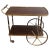 Neoclassical Style Mahogany and Brass Bar Cart in the Style of Maison Jansen For Sale - Image 13 of 13