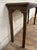 Vintage English Chippendale Style Console Table Sofa Table Hall Table For Sale - Image 4 of 9