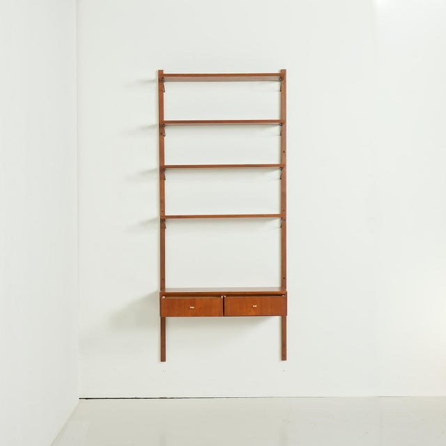 Vintage Scandinavian Wall Unit with Console in the style of Poul Cadovius, 1960s For Sale - Image 15 of 15