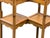 Oriental Two Tier Double Rhombus Light Brown Side Table Stand For Sale - Image 10 of 10
