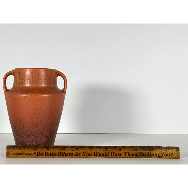 Roseville Windsor Vase 546-6: Art Deco Pottery, c. 1930s For Sale - Image 10 of 10