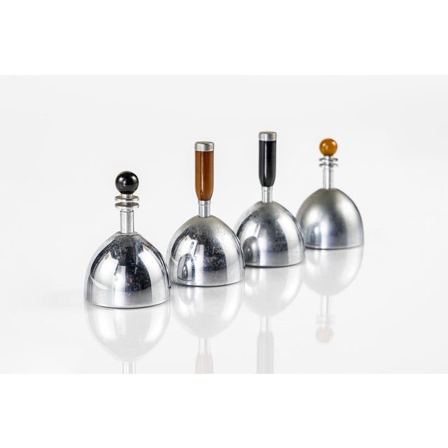 Ruth Gerth (1897-1952) American Chase Table Bells, Group of 4 Two Ming Table Bells (No. 13007) Two Manchu Table Bells (No....