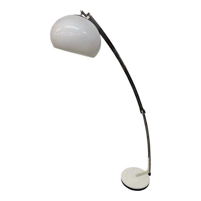 Mid-Century Italian Modern Goffredo Reggiani Chrome Floor Lamp For Sale