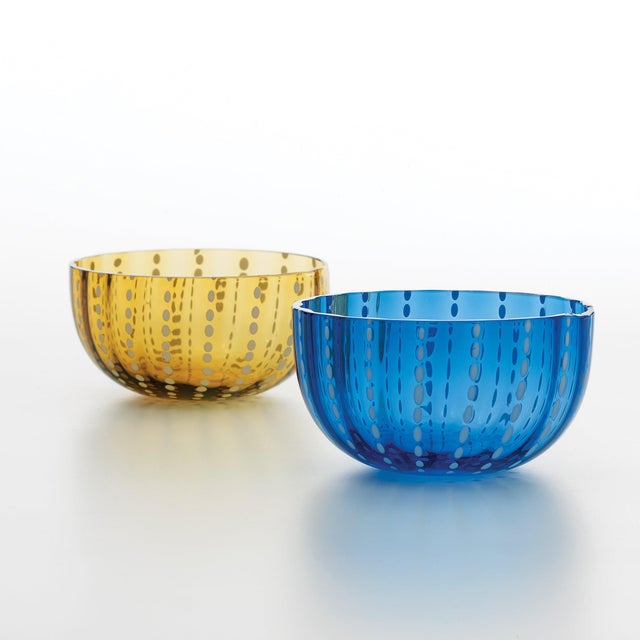 Contemporary Zafferano Perle Small Bowl (Set of 4) - Amber For Sale - Image 3 of 5