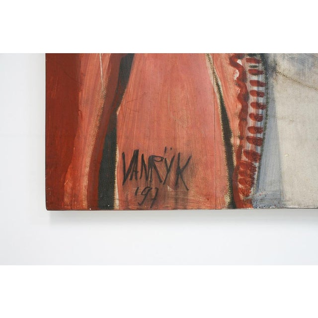 Georges-Charles Vanrijk, James Dean, Print & Mixed Media Panel Painting, 1997 For Sale - Image 9 of 11