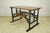 Brown Provincial Industrial Flooring Top 4 Seat Swing Table For Sale - Image 8 of 12