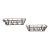 Mid-20th Century Wrought Iron Wall Planters, Pair of Decorative Boxes For Sale