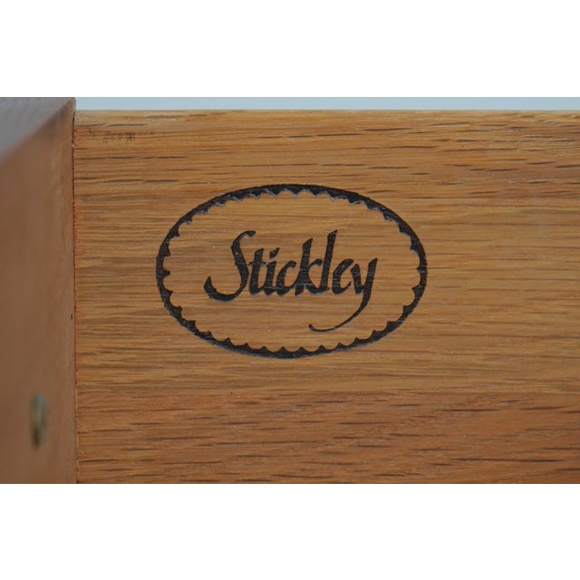 Stickley Cherry 3 Drawer Nightstand For Sale - Image 17 of 18