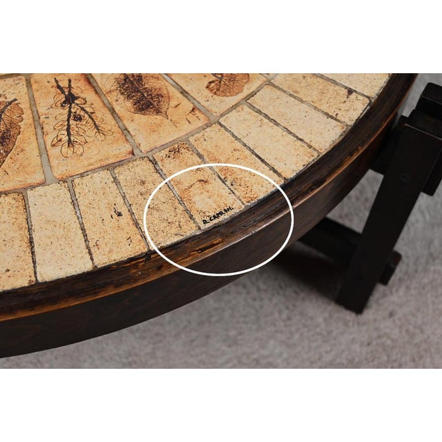 Les Herbiers Coffee Table by Roger Capron for Vallauris, 1960s For Sale - Image 15 of 18