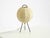 Beautiful mid-century modern tripod raffia table or night lamp. Typical 1950s design. Very good vintage condition with no...