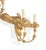 American 1930s Pair of Federal Style Giltwood Eagle Two-Light Wall Sconces For Sale - Image 3 of 3