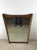 1960s Mid Century Modern Tall Rectangular Mirror With Unique Curved Wood Frame For Sale - Image 5 of 16