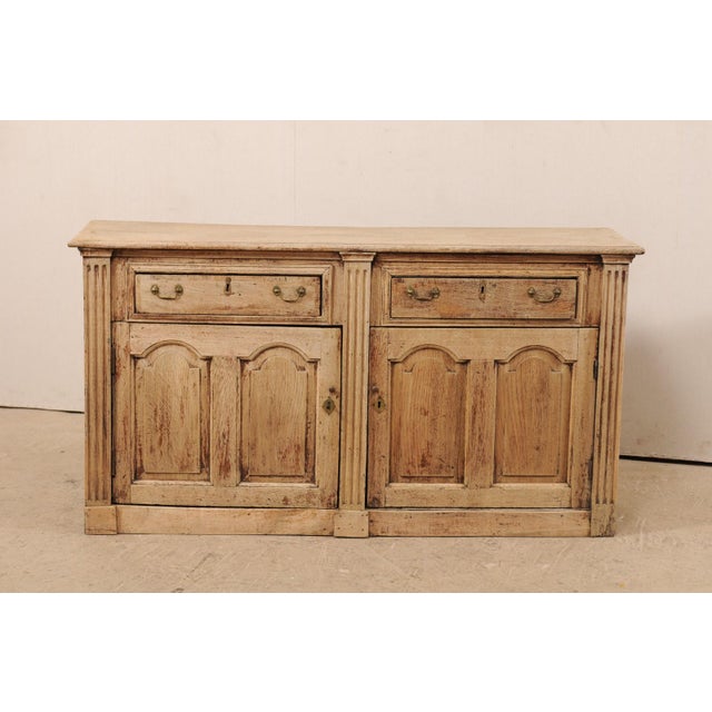 19th Century English Buffet With Fluted Columns Chairish