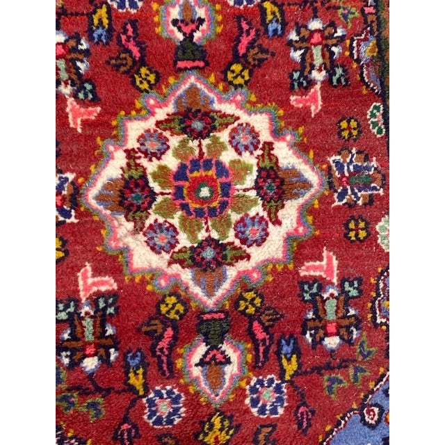 Textile Vintage Hamadan Rug, 1970s For Sale - Image 7 of 12