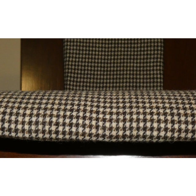 Chairs in Wood and Tweed by Acerbis International, Italy 1980s, Set of 4 For Sale - Image 18 of 18