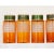 Metal French Amber Glass Apothecary Storage Jars - Set of 6 For Sale - Image 7 of 13