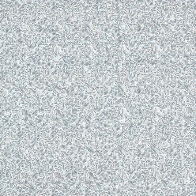 Morris & Co Yew & Aril Fabric in Mineral Blue - a Sample For Sale