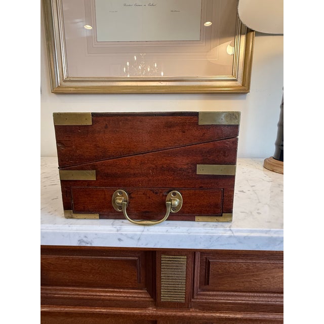 Mid 18th Century Campaign Writing Box For Sale - Image 11 of 12