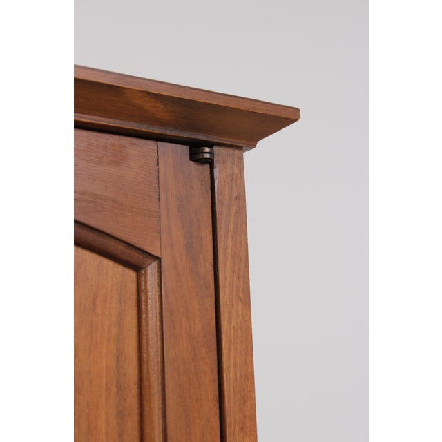 Walnut Mid Century Modern Gentlemens Chest Armoire by Lane For Sale - Image 15 of 18