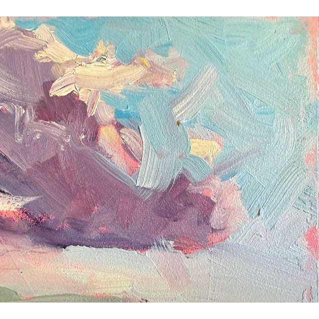 Contemporary Oil Landscape Contemporary Mini For Sale - Image 3 of 5