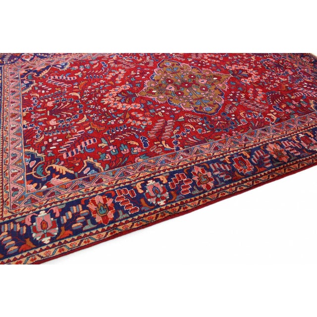 Textile Middle Eastern Hand-Knotted Rug For Sale - Image 7 of 9