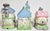 You know the Christmas village pieces? Well this is late 90s Easter village pieces. Each piece is hollowed out to accept...