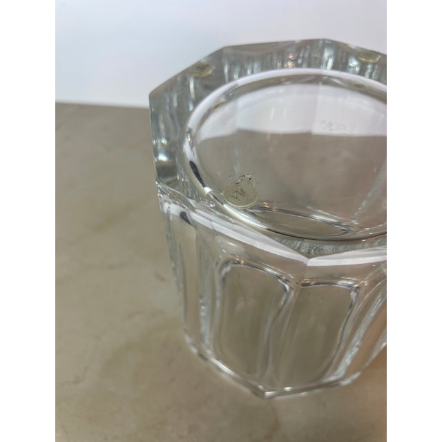 Metal Vintage Plata Lappas Faceted Crystal Jar With Silverplate Lid, Argentina For Sale - Image 7 of 9