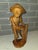 Mid-Century Balinese Art Deco Seated Fisherman With Cast Net Sculpture For Sale - Image 10 of 12