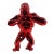 Richard Orlinski Gorilla Christmas Edition – Red Metallic Contemporary Sculpture For Sale