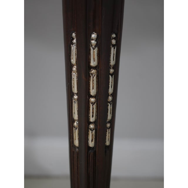 French Louis XVI Style Marble Top Console Table For Sale - Image 13 of 16