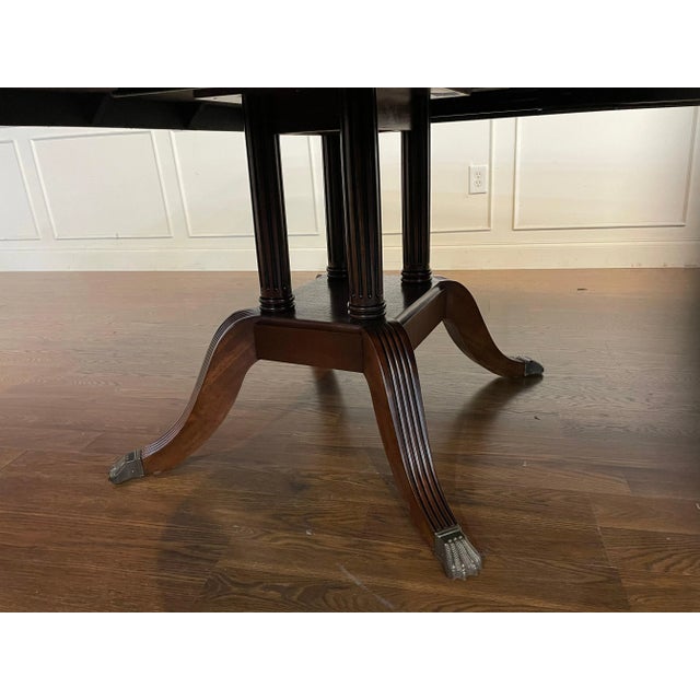 20 Ft. Mahogany Banquet Table by Leighton Hall Made-To-Order For Sale In Atlanta - Image 6 of 9