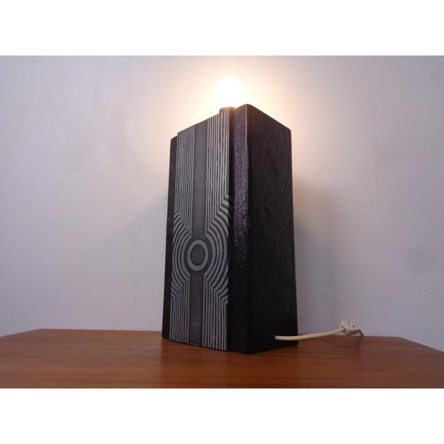 Brutalist Table Lamp from Temde, Switzerland, 1960s For Sale - Image 9 of 18