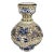 Zsolnay Double Walled Reticulated Porcelain Vase, Cobalt Blue, Gilded, 1887-1889 For Sale