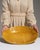 This 1970s platter from Belgium is finished in gold, worked in ceramic. Its form follows honest, well-proportioned lines...