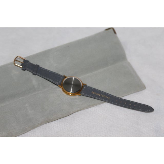 Metal Unisex Watch Leather Wrist by Tikanis Imari, 1990s For Sale - Image 7 of 10