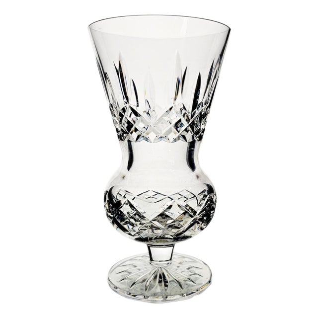 Waterford Lismore Thistle Irish Lead Crystal Vase With Box 7" For Sale