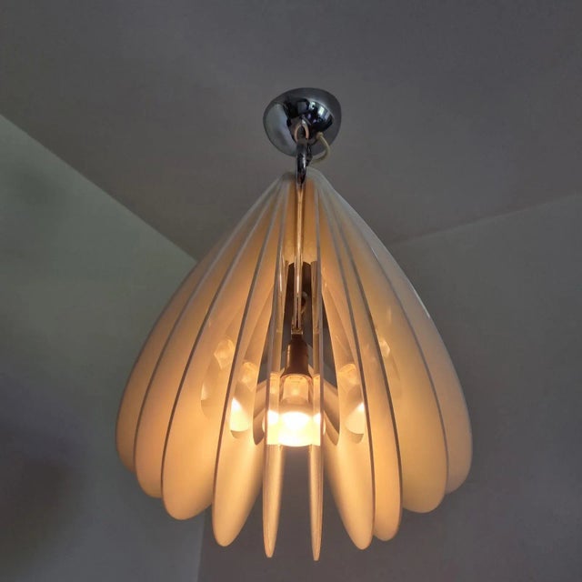 Italian Spicchio Pendant Lamp by Ermanno Lampa & Sergio Brazzoli for Guzzini, Italy, 1970s For Sale - Image 13 of 14