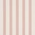 Sample - Schumacher Chatham Stripe Wallcovering In Rose For Sale