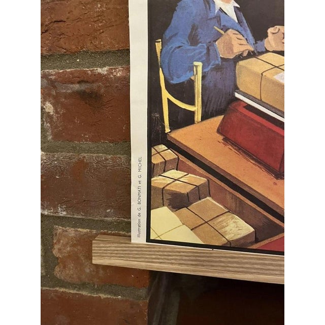 French Double-Sided Educational Dentist School Poster, 1950s For Sale - Image 10 of 15