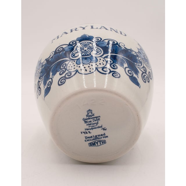 Pair of Royal Delft Maryland Tobacco Jars For Sale - Image 10 of 12