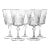 Chantilly Taille Beaugency Wine Glasses by Cristal d'Arques-Durand Set of 5 For Sale