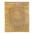 Slate Gold Antique Indian Agra Room Size Rug - 9'10" x 12' For Sale
