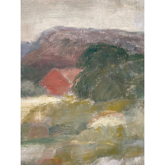 Mid 20th Century Gunnel Forssell, Early Morning, 1950s, Oil on Canvas, Framed For Sale - Image 5 of 17