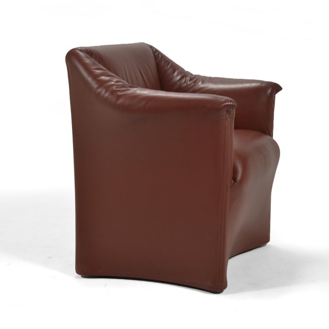 Chocolate Mario Bellini Model 684 "Piccola Tentazione" Armchair by Cassina For Sale - Image 8 of 9