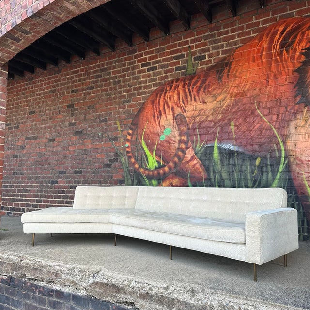 Mid-Century Modern Mid-Century Modern Harvey Probber Angled Sofa For Sale - Image 3 of 12